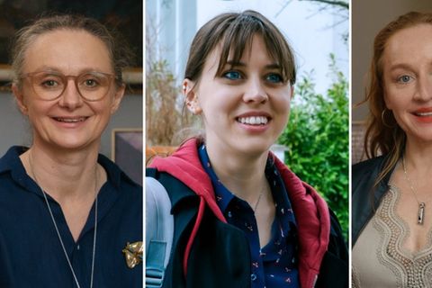 "So haben wir dich nicht erzogen" mit (v.l.): Gerti Drassl als Inka, Alina Schaller als Tochter Hedwig und Brigitte Hobmeier a