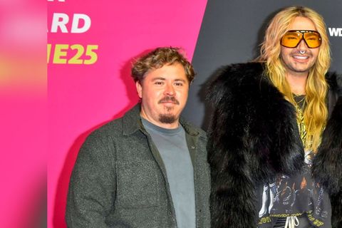 Bill Kaulitz verfolgt die Fortschritte von Gustav Schäfer (l.) bei "Let's Dance" nur sporadisch.