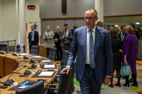 Bundeskanzler Friedrich Merz will Ungarns Regierungschef Viktor Orban in Brüssel zur Aufgabe der Blockade bewegen. (Archivbild)