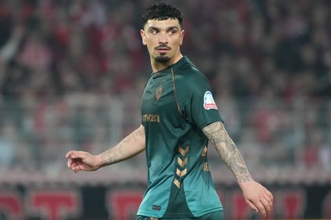 Bremens Cameron Puertas verpasst die Fußball-WM im Sommer. (Archivbild) Foto: Soeren Stache/dpa