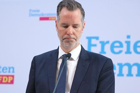 Der Vorsitzende der FDP, Christian Dürr, spielt mit seiner FDP politisch keine Rolle mehr