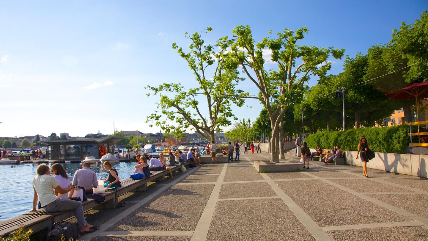 In der Schweiz lässt es sich gut leben, zum Beispiel hier am Ufer des Zürichsees. Im Vorjahr waren die Eidgenossen im Glücksreport noch aus den Top Ten herausgerutscht (Rang 13), nun sind sie zurück.