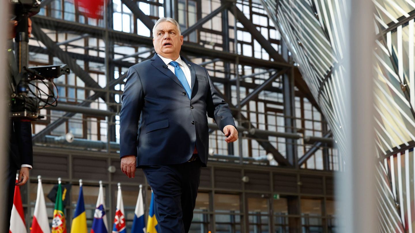 Will im Streit um das Milliarden-Darlehen für die Ukraine hart bleiben: Ungarns Ministerpräsident Viktor Orban. Foto: Geert Vand