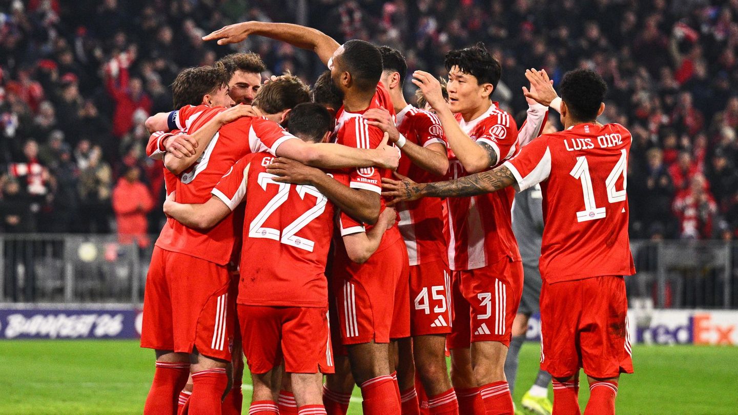 Jubel, Trubel, Titelfavorit: Der FC Bayern setzt ein Zeichen in Europa. Foto: Tom Weller/dpa