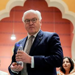 Steinmeier in einer Berliner Moschee während des Ramadan