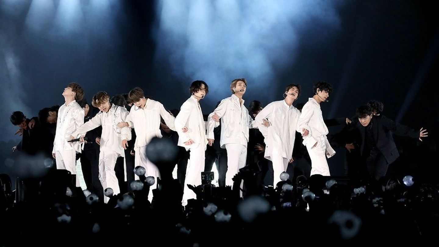 BTS bei einem Auftritt im Jahr 2019.