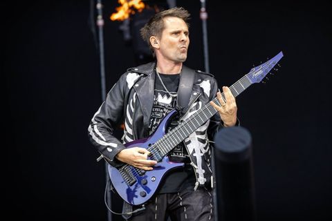 Matt Bellamy ist der Sänger und Gitarrist von Muse.