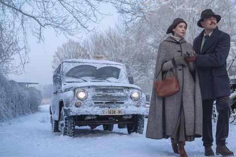 Jennifer Lawrence und Leonardo DiCaprio in "What Happens at Night".