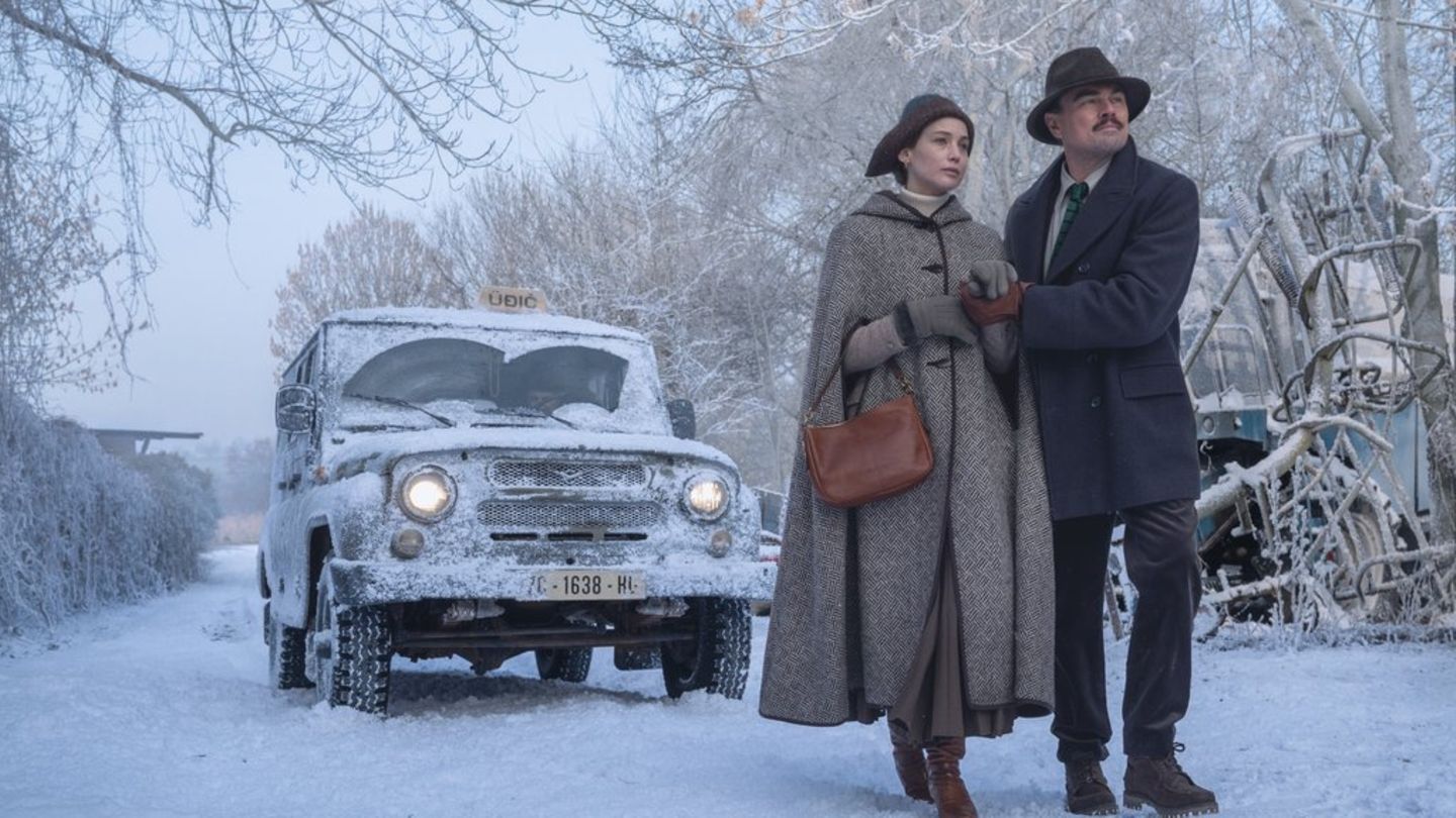 Jennifer Lawrence und Leonardo DiCaprio in "What Happens at Night".