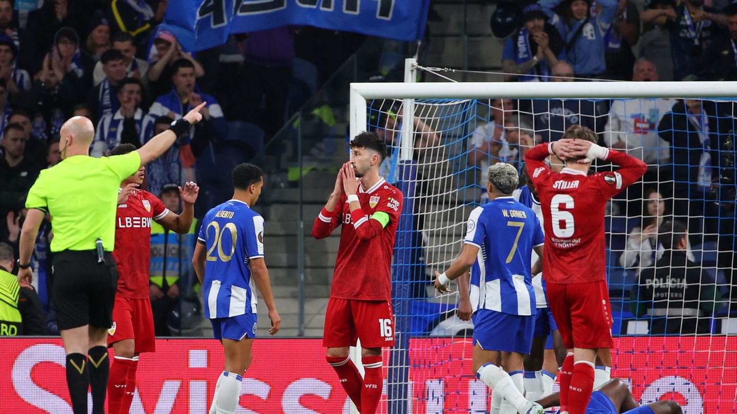 Bitterer Abend: Der VfB scheidet in Porto aus. Foto: Luis Vieira/AP/dpa