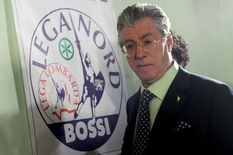 Umberto Bossi 2010 in Mailand