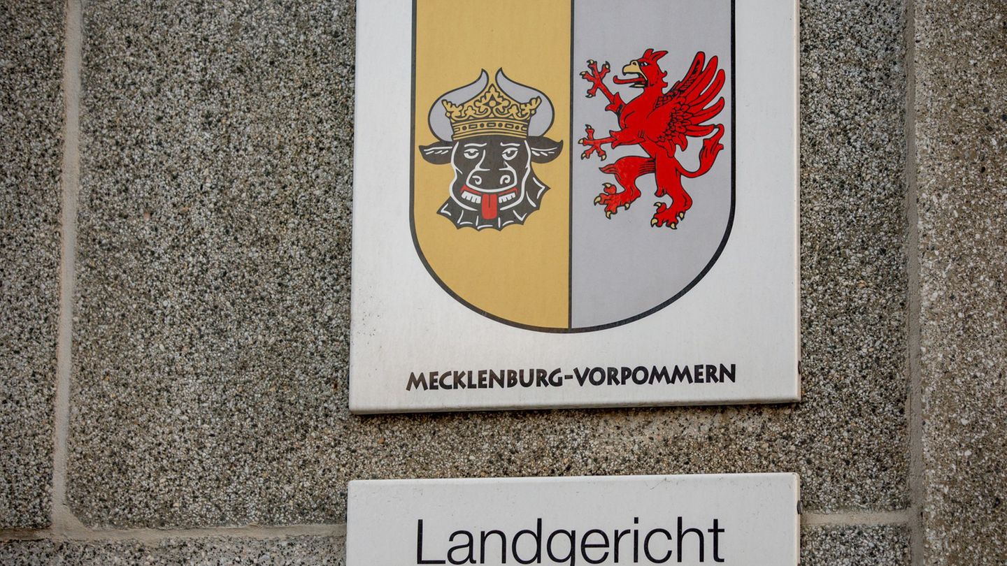 Am Landgericht Rostock fällt das Urteil in einem Strafprozess. Foto: Jens Büttner/dpa