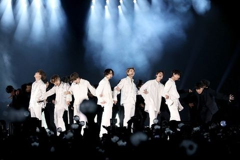 Bald wird die südkoreanische Boyband BTS wieder auf der großen Bühne stehen - wie hier 2019 im King Fahd International Stadion i