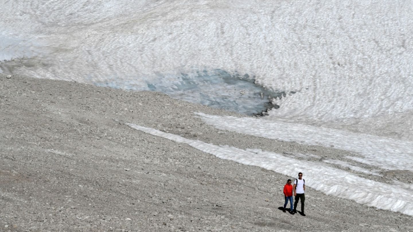 Gletscher an Zugspitze 2021