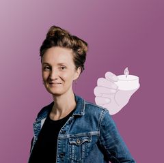 Thema Trauer: Montage mit der Kolumnistin Helen Bömelburg