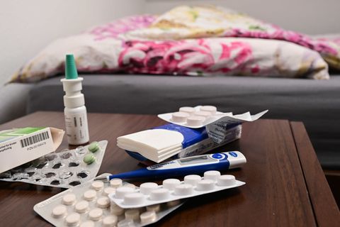 Die Influenza-Fallzahlen sinken in Sachsen. (Symbolbild) Foto: Bernd Weißbrod/dpa