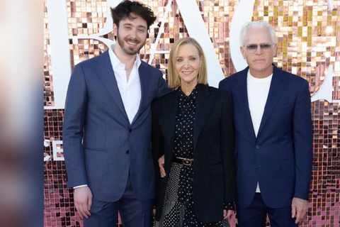 Lisa Kudrow mit Sohn Julian Murray Stern und Ehemann Michael Stern bei der Premiere der 3. Staffel von "The Comeback" in Los A
