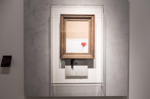 Banksys Love is in the Bin