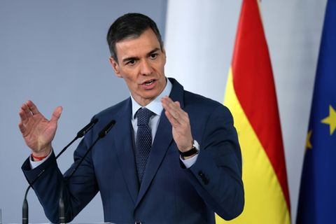 Regierungschef Sánchez