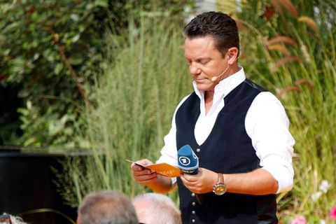 Stefan Mross in der TV-Show "Immer wieder sonntags" im Europa-Park.
