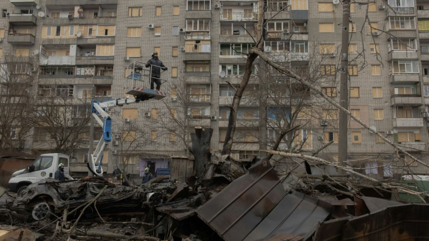 Kriegsschäden in Saporischschja