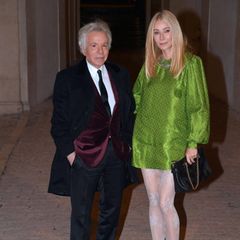 Gwyneth Paltrow und Rome Giancarlo Giammetti bei der Fashionshow von Valentino in Rom.
