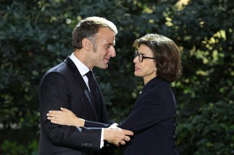 Emmanuel Macron und Rachida Dati
