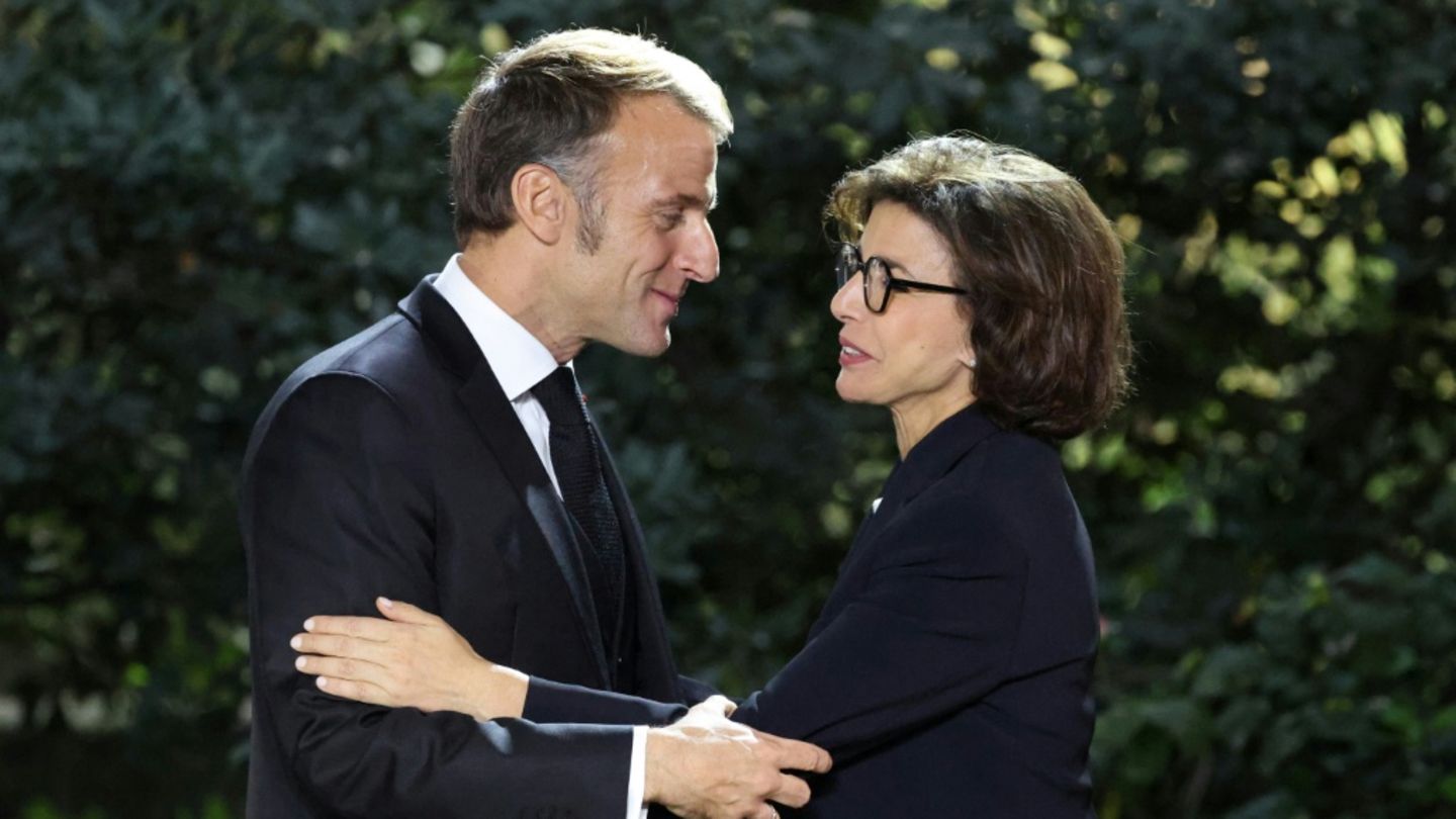 Emmanuel Macron und Rachida Dati
