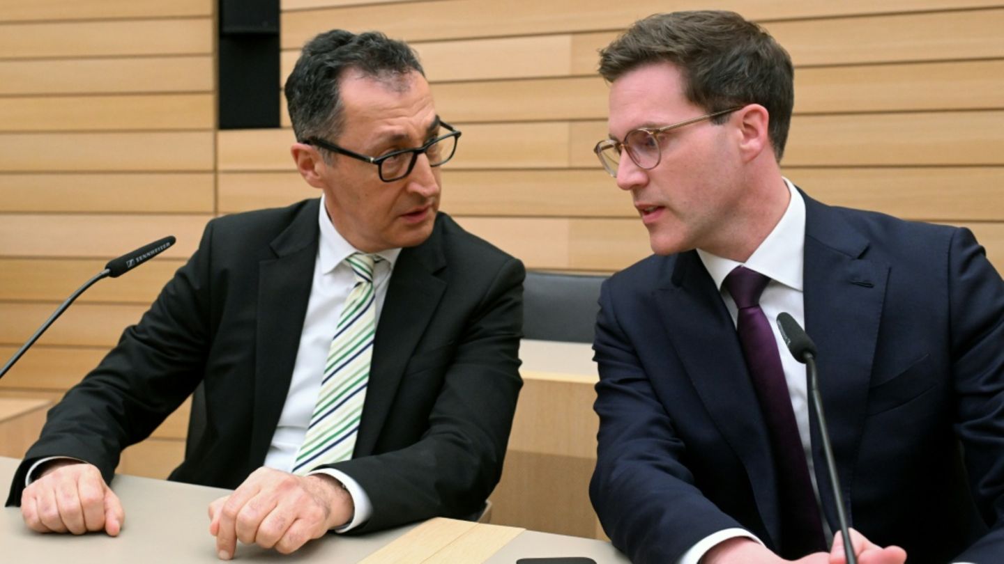 Cem Özdemir (links) und Manuel Hagel