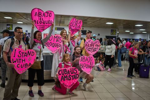 Aktivisten aus mehreren Ländern sind in Havanna bereits eingetroffen. Foto: Ramon Espinosa/AP/dpa