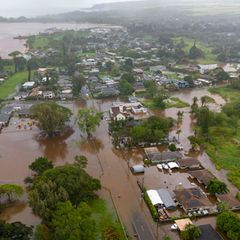 Besonders die Nordküste von Oahu ist stark betroffen. Foto: Mengshin Lin/FR172028 AP/AP/dpa