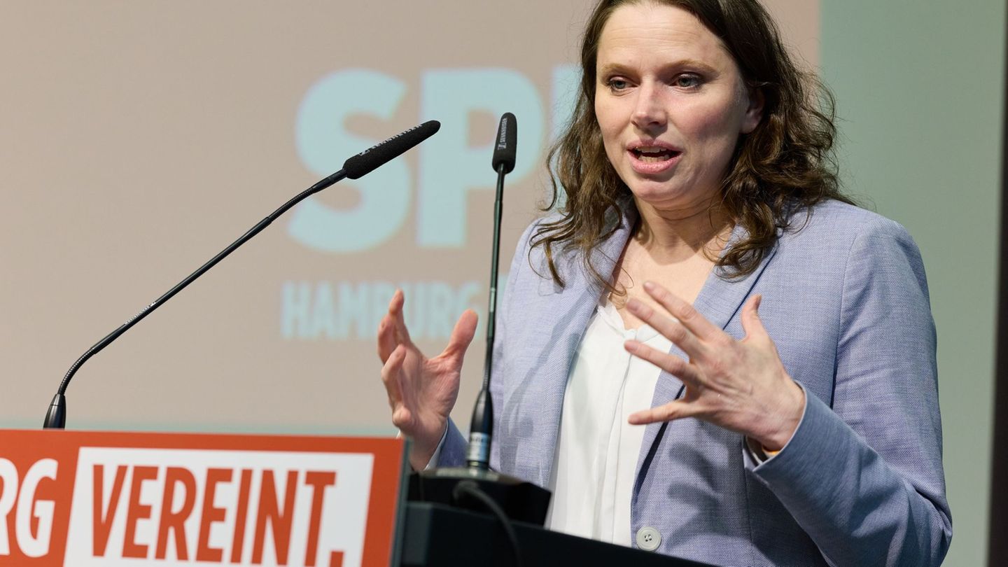 Hamburgs SPD-Vorsitzende Melanie Leonhard hat den Gewerkschaften den Rücken gestärkt. Foto: Georg Wendt/dpa