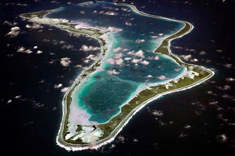 Das Atoll Diego Garcia gehört zum britischen Territorium im Indischen Ozean und wird von Großbritannien und den USA militärisch genutzt