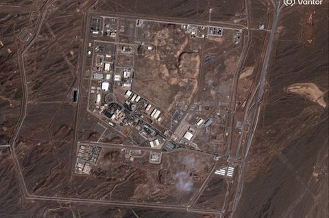 Archivaufnahmen der Atomanlage Natans