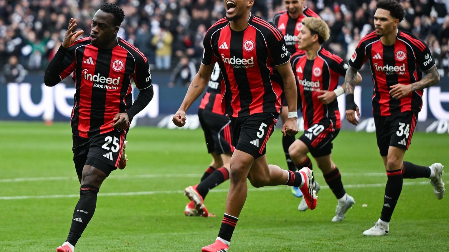 Eintracht Frankfurt möchte auch in Mainz jubeln. (Archivbild) Foto: Florian Wiegand/dpa