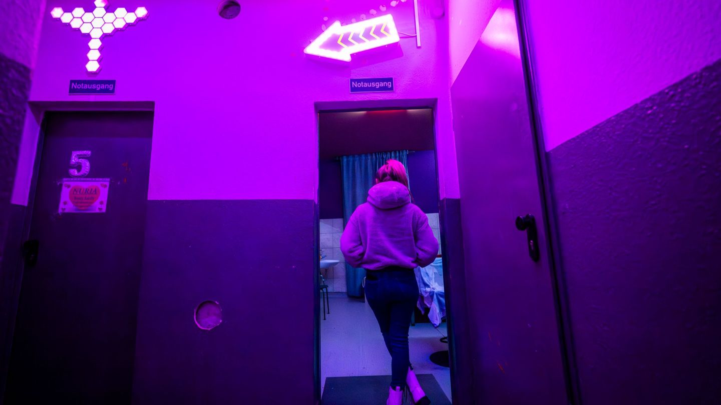 Schätzungen zufolge gehen rund 200 Frauen in den Laufhäusern im Frankfurter Bahnhofsviertel anschaffen. Foto: Boris Roessler/dpa