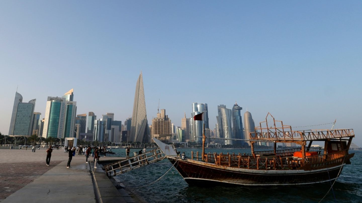 Strandpromenade in Katars Hauptstadt Doha