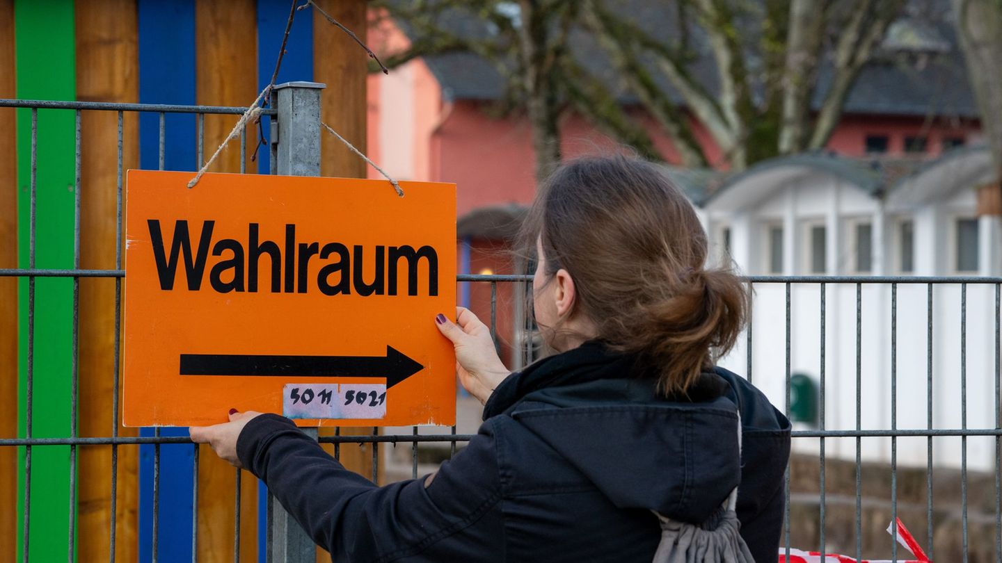 Rund drei Millionen Menschen sind zur Wahl aufgerufen Foto: Harald Tittel/dpa