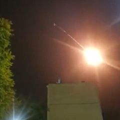 Augenzeuge filmt iranischen Angriff auf Israel