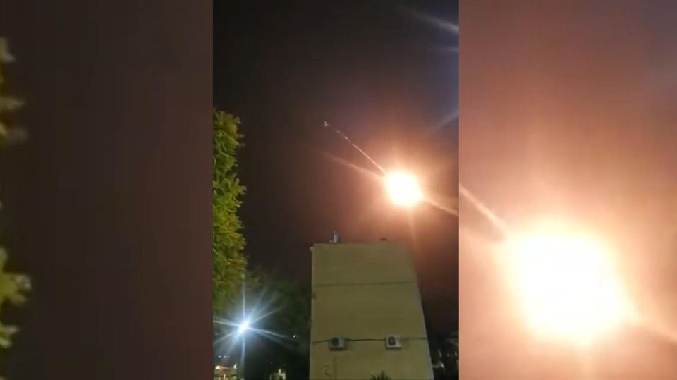 Augenzeuge filmt iranischen Angriff auf Israel