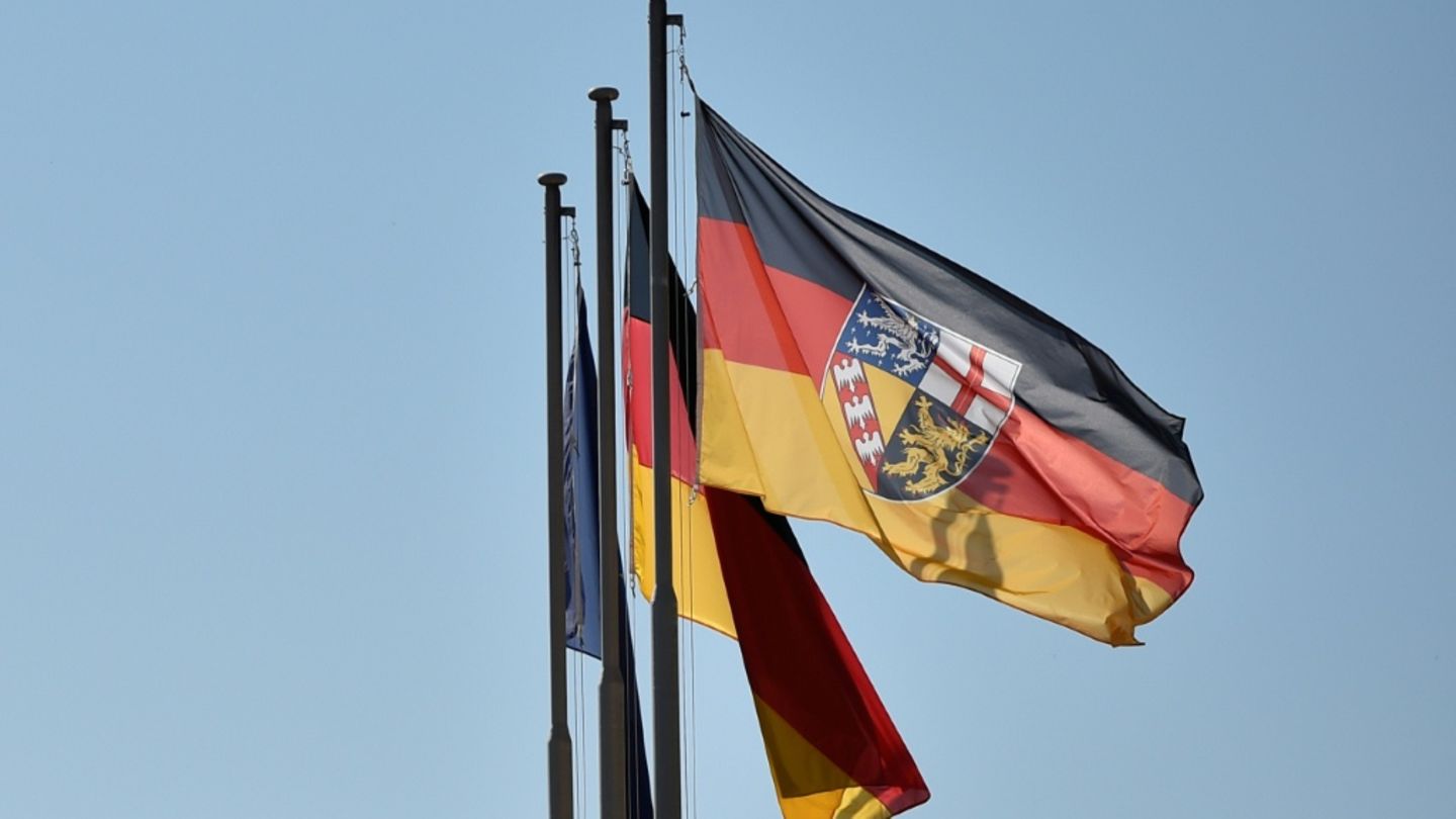 Landesflagge des Saarlands