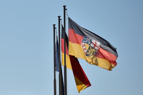 Landesflagge des Saarlands