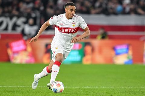 Nationalspieler Jamie Leweling ist angeschlagen. (Archivbild) Foto: Harry Langer/dpa