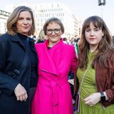 Katrin Göring-Eckardt, Franziska Brantner, Bundesvorsitzende von Bündnis 90/Die Grünen, und Ricarda Lang (v.l.)
