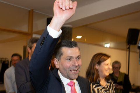 SPD-Kandidat Florian Freund wird neuer Oberbürgermeister in Augsburg. Foto: Stefan Puchner/dpa