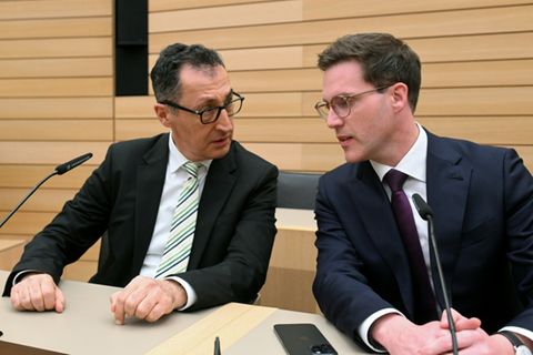 Cem Özdemir (links) und Manuel Hagel