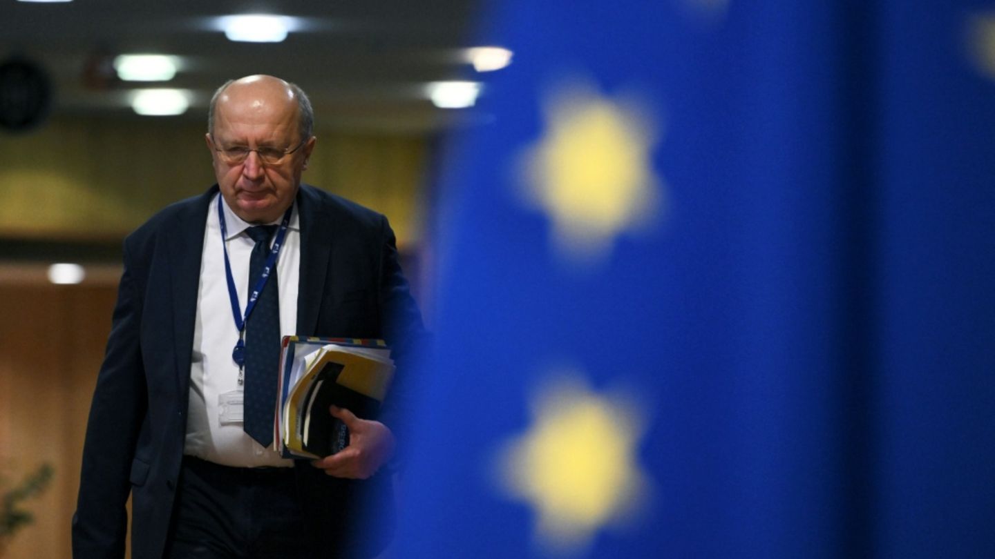 EU-Verteidigungskommissar Kubilius im Januar in Brüssel