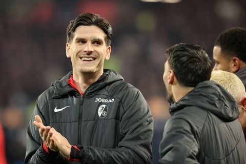 Matchwinner in der alten Heimat: Freiburgs Doppel-Torschütze Igor Matanovic (l) Foto: Christian Charisius/dpa