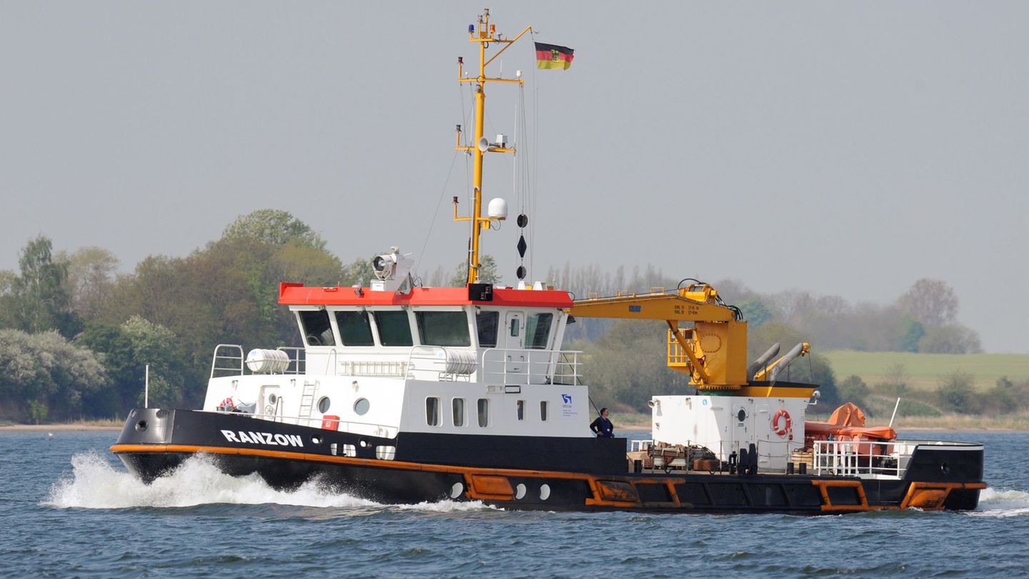 Die "Ranzow" ist eines von drei eisbrechenden Schiffen des Wasserstraßen- und Schifffahrtsamts Ostsee, fehlte aber während des z