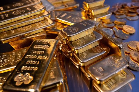 Doch kein sicherer Hafen? Der Goldpreis fällt weiter. Foto: Sven Hoppe/dpa